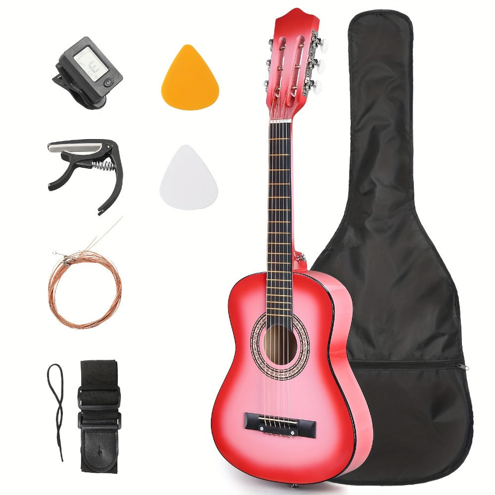 Acoustic Guitar, Light Sky Blue, 30 inch, Glarry, 30-Inch, Size for Lessons and Practice detail image - detail view 13