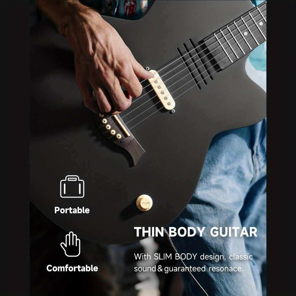 Acoustic Guitar, Portable, Starter, Kit for Lessons and Practice detail image - detail view 5