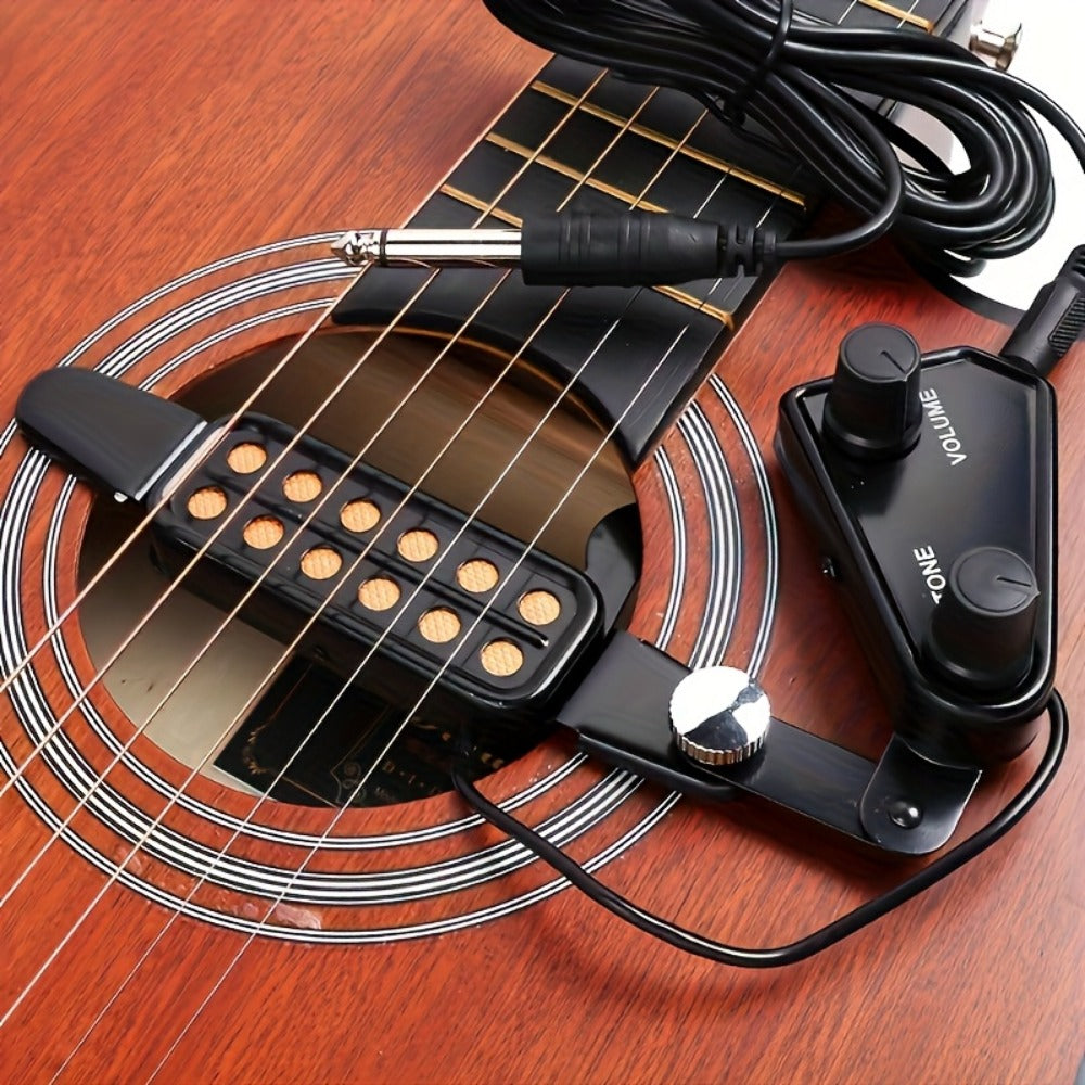 Acoustic Guitar Soundhole Pickup with Volume, Tone and 3-Meter Cable detail image