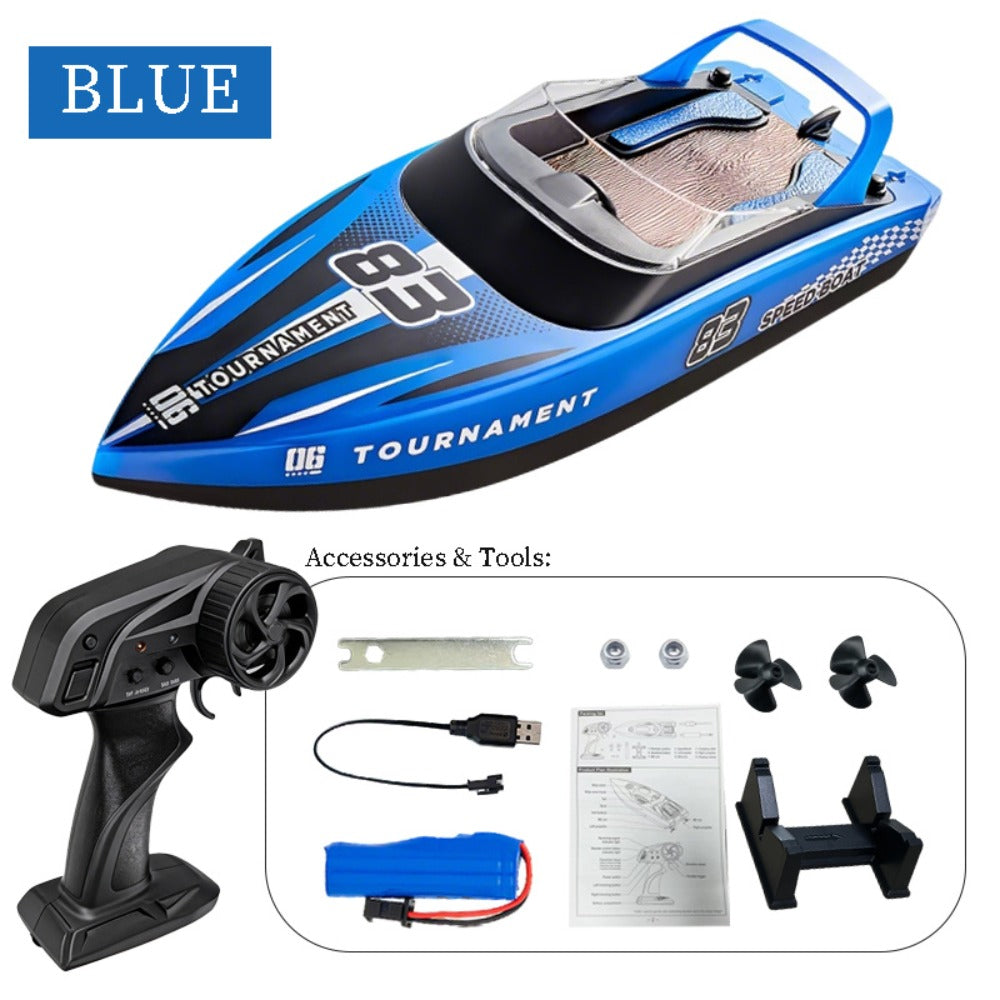 25 km/h RC Speedboat with Self-Righting and Night Light
