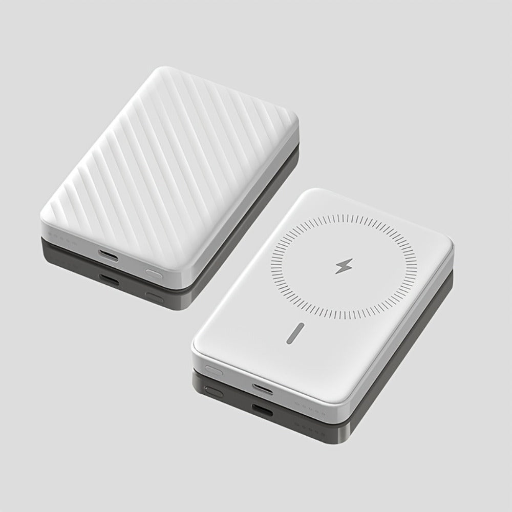 Travel Magnetic Wireless Power Bank 5000mAh 15W Fast Charging – Slim MagSafe-Compatible Portable Charger for iPhone 16 15 14 13 12 Pro Max Plus, Business & Emergency Battery Pack for On-the-Go Use