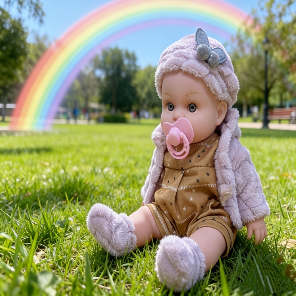12-Inch Pink Reborn Baby Doll with Multiple Style Options