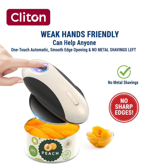 Electric Can Opener with One-Touch Operation, USB Charging and Automatic Stop