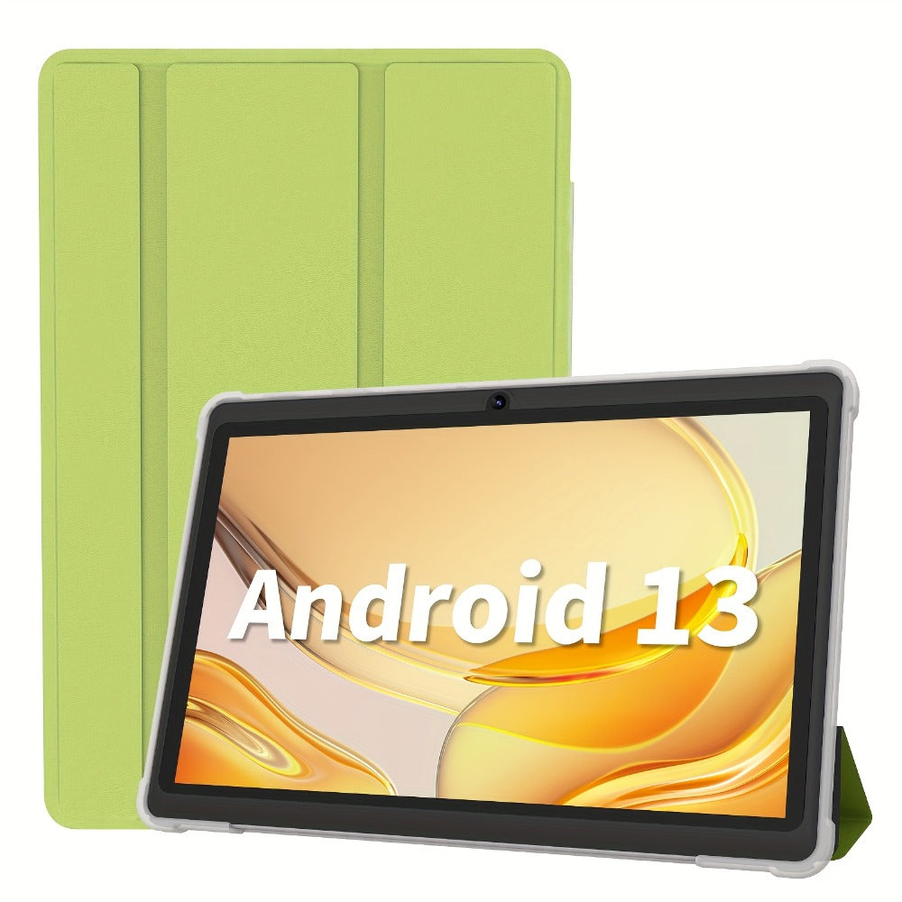 Android 13 Tablet 7 Inch with Protective Case – 4GB RAM, 32GB ROM, 1TB Expandable Storage, 3500mAh Battery, HD IPS Screen, Dual Camera, WiFi, USB-C, Classic Style Portable Tablet for Kids & Adults