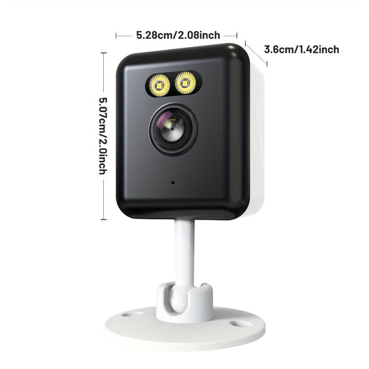 Indoor Security Camera 2-Pack with 3MP Video, AI Human Detection & Alexa