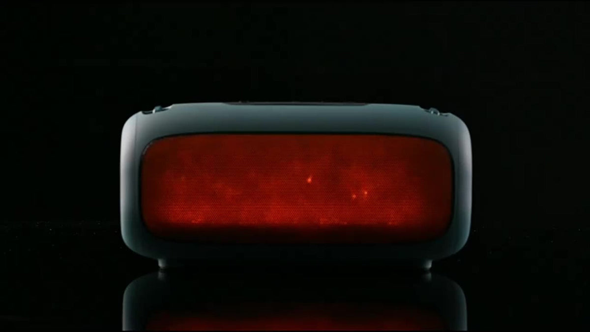 LED Light Bluetooth 5.3 Speaker with TWS Pairing – 1800mAh All-Day Playtime, Bass Boost, AUX & TF Card Input, Small Portable Wireless Speaker for Outdoor, Gift Idea
