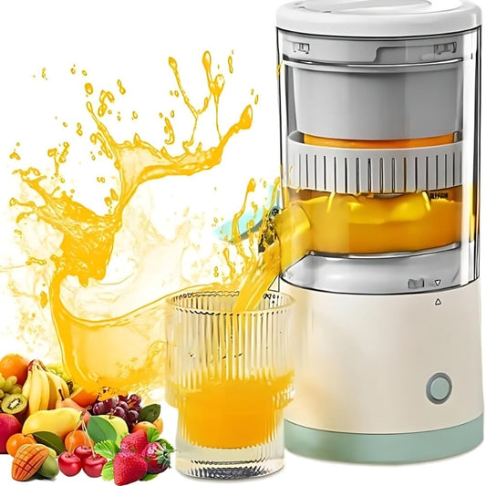 Electric Citrus Juicer, USB Rechargeable with Removable Parts and Pulp Separation