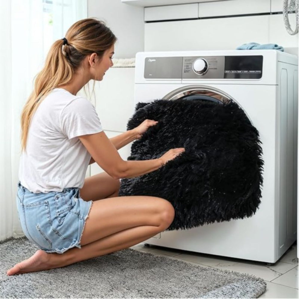 Fluffy Shag Area Rug 8x10 Feet – Ultra Soft Plush Non-Slip Large Living Room Rug, Fuzzy Bedroom Carpet for Teen Dorm, Study Room & Home Decor – Multiple Colors