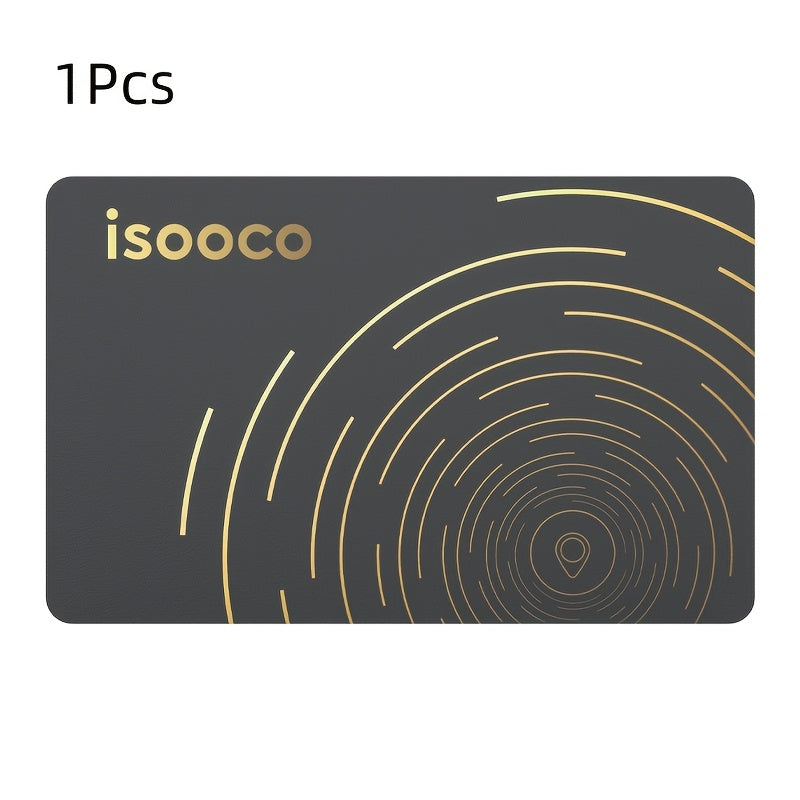 Ultra-Thin Find My Wallet Tracker Card for iPhone – iOS-Only Item Locator with 3-Year Battery, Global Tracking for Wallet Purse Luggage School Bag Work Badge, 1-Pack or 2-Pack