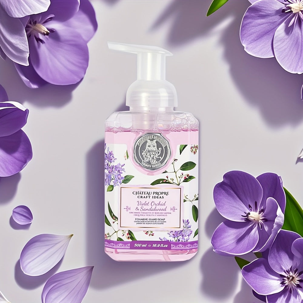 Foaming Hand Soap with Coconut Oil 500ml Ethically Made - Moisturizing Foam Hand Wash 7 Fresh Scents for Bathroom Kitchen All Skin Types 16.9 fl oz