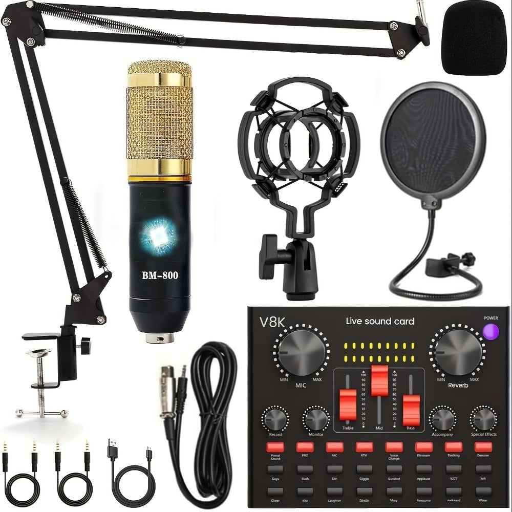Audio Mixer, Portable, Condenser, Recording, Kit for Live Sound detail image - detail view 9