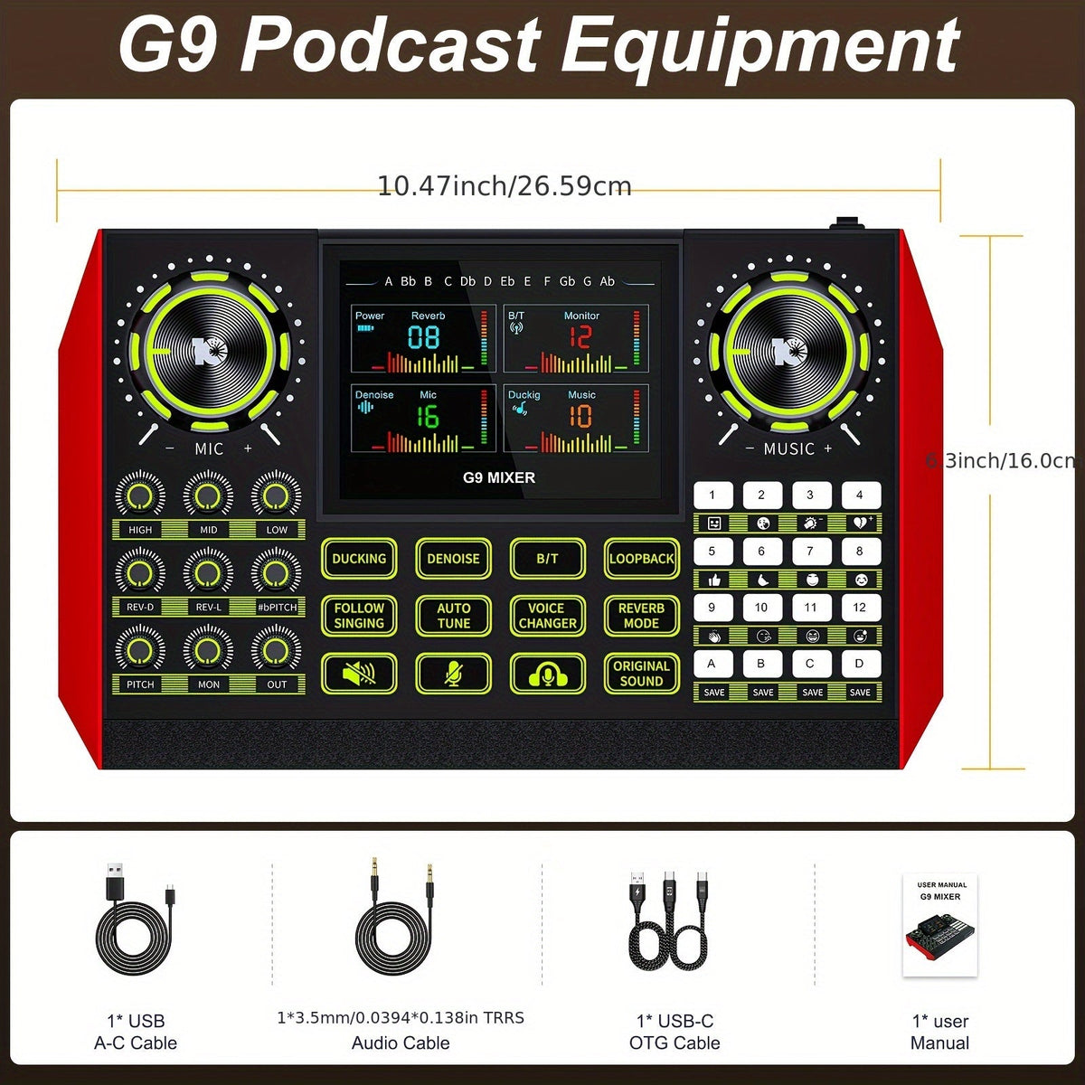 Audio Mixer shown in the Special edition option