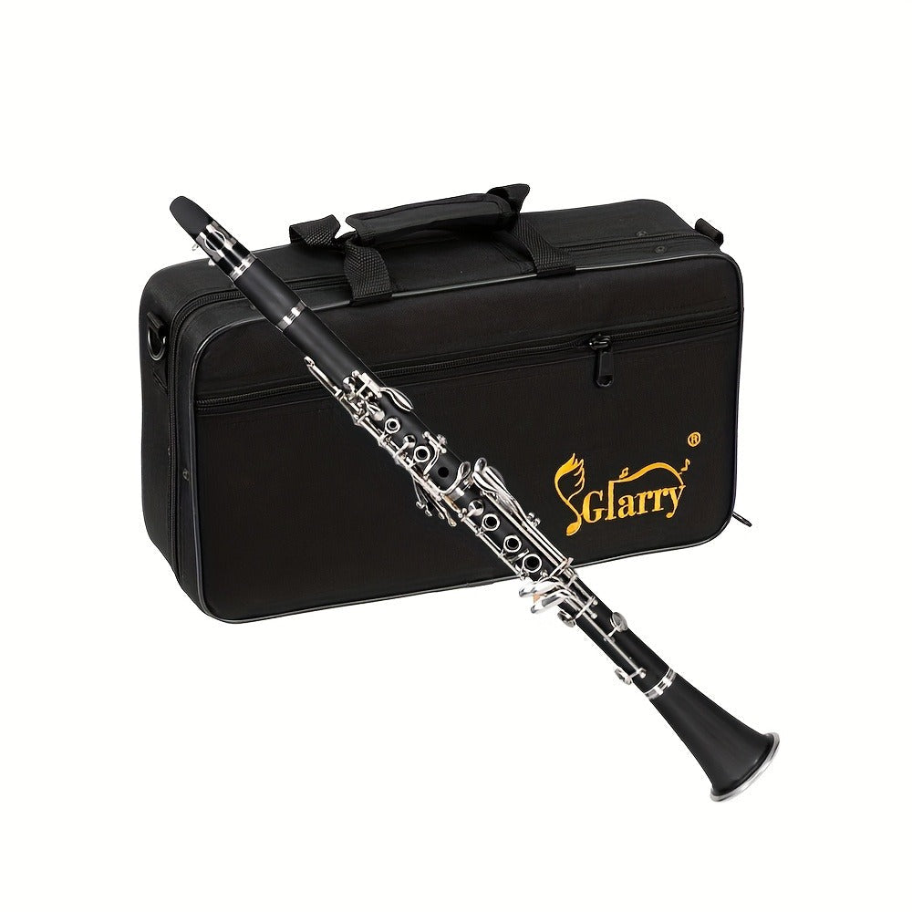 B-Flat Clarinet, 17 Keys, 10pcs, Glarry, Keys, Set for Lessons and Practice detail image - detail view 6