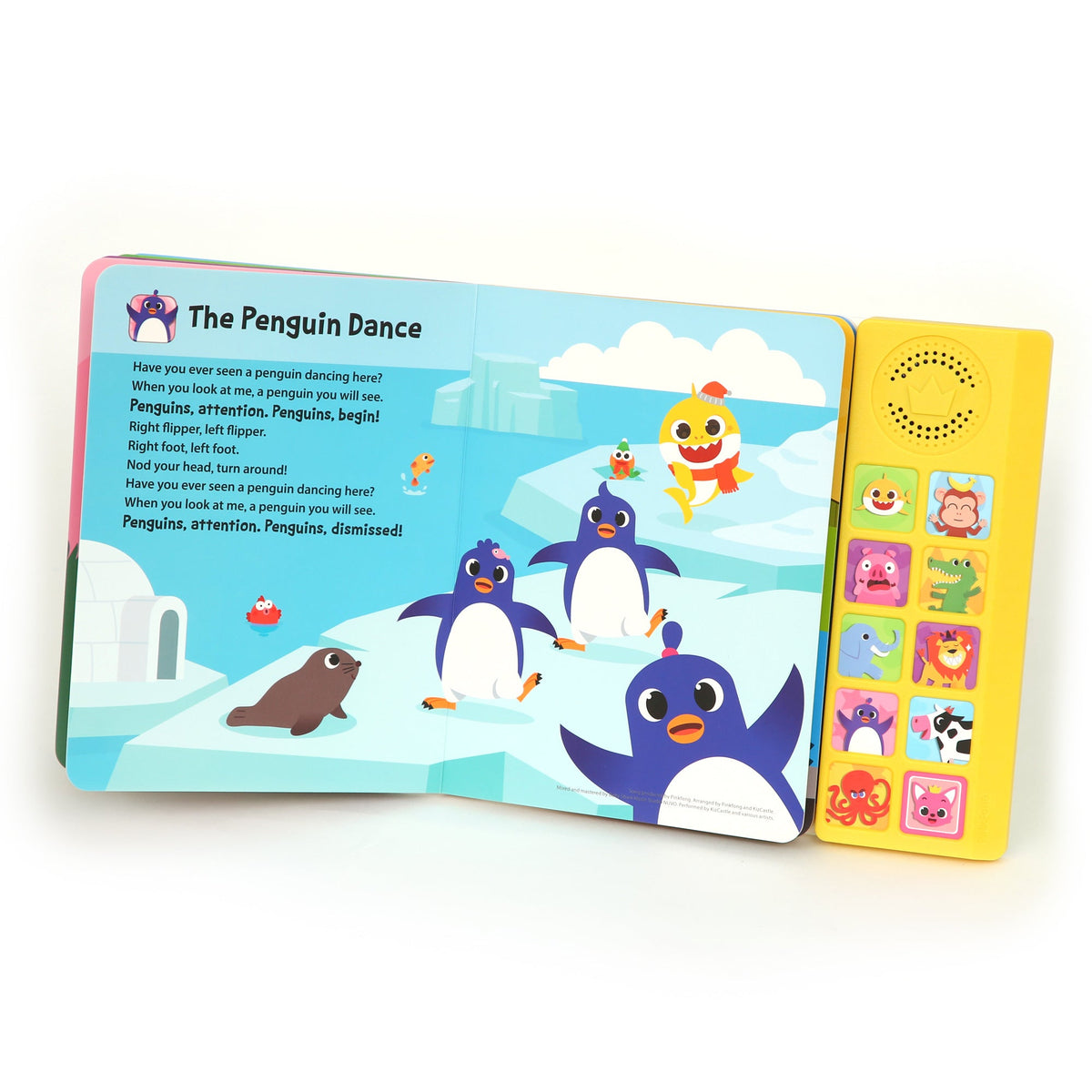 Baby Shark Sound Book for Toddlers — Pinkfong 10-Button Interactive Animal Songs Sing-Along Nursery Rhymes Learning Book Kids Ages 1-3, Birthday Baby Shower Christmas Gift