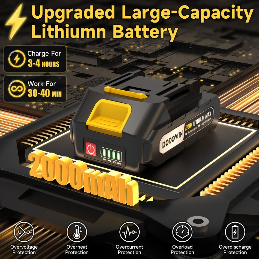Cordless Impact Drill Set 12V / 21V Electric Drill Kit – 45Nm Torque, 2-Speed, Keyless Chuck, LED Light, Battery & Charger Included, Up to 115pcs Accessories for Home Repair, DIY & Construction