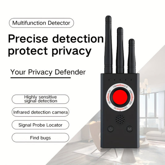 Hidden Camera Detector T16, USB Rechargeable Portable Privacy Scanner for Travel