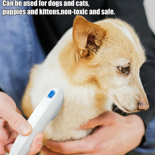 Pet Brush with Stainless Steel Teeth, 2-in-1 Deshedding & Grooming Comb for Dogs & Cats