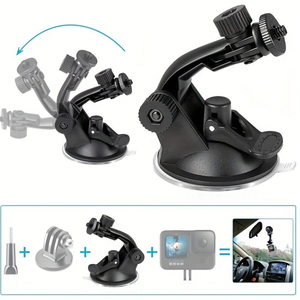 21-in-1 Action Camera Accessory Kit for GoPro Hero 12 11 10 9 8 7 6 5 4, Session, Fusion, Insta360, DJI, SJCAM, AKASO & More | Complete Mounting & Accessories Bundle
