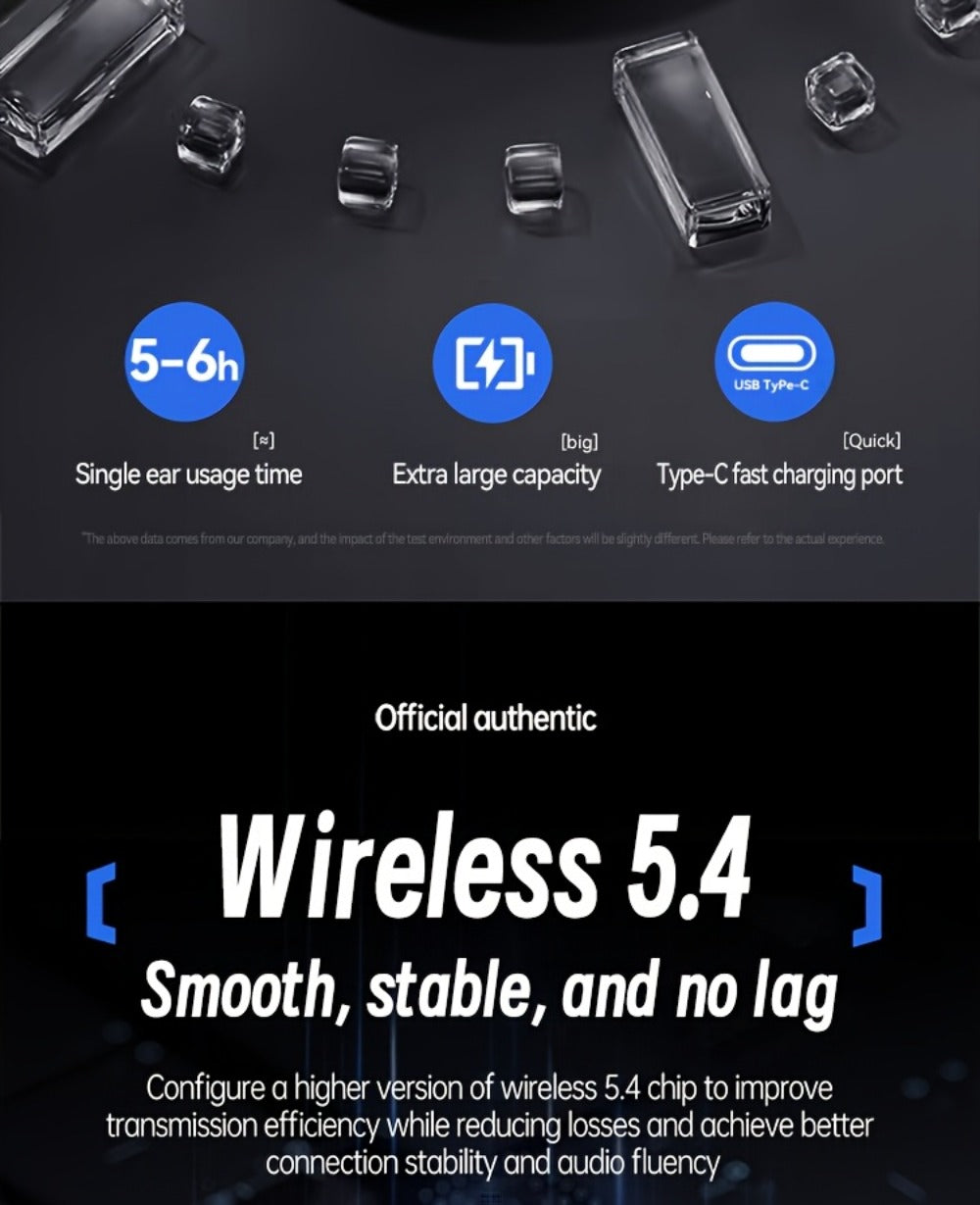 Acer TWS In-Ear Earbuds Noise Canceling Touch Control Sports Wireless Headphones Long Battery Life Lightweight for Running Workout Calls Compatible with Phone Tablet Valentine Gift