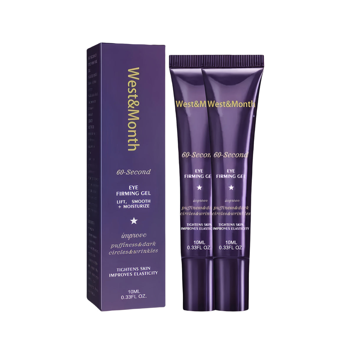Caffeine Eye Cream Firming 60 Second Formula with Retinol Hyaluronic Acid Moisturizing Anti-Puffiness Under Eye Tightening Cream Alcohol-Free 0.66fl oz Daily Skincare Gift for Women