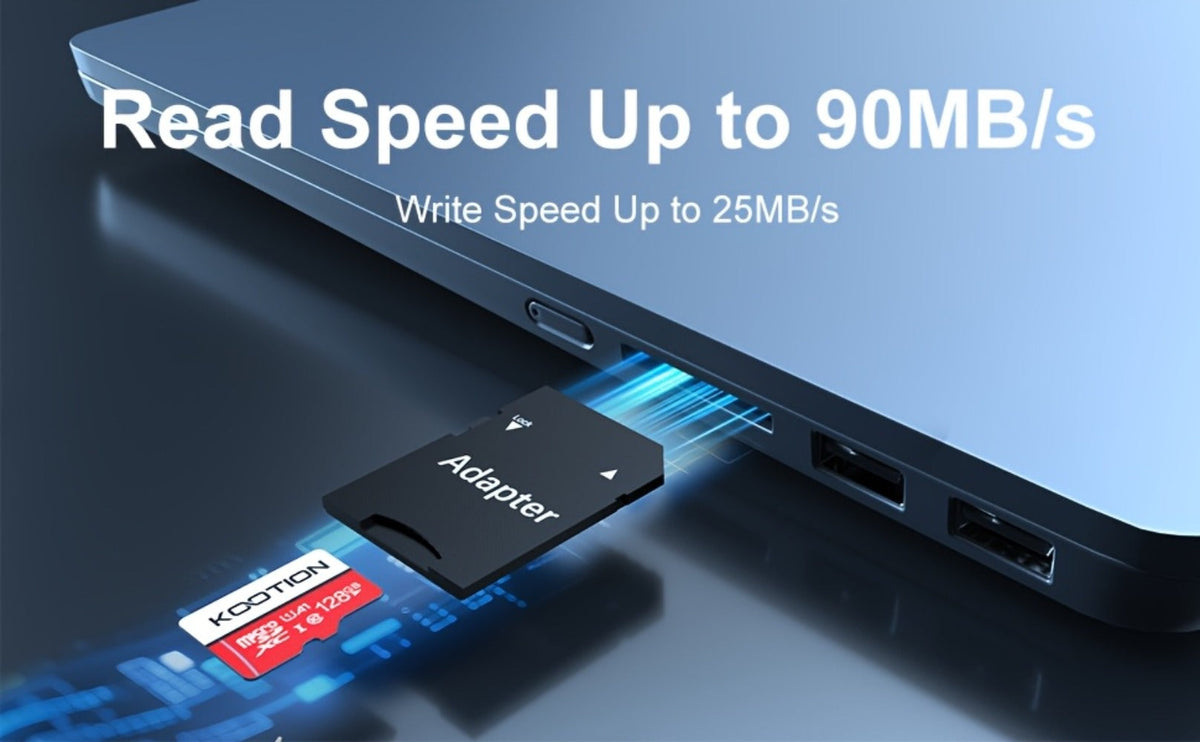 UHS-I C10 90MB/s Micro SD Card Bulk Pack with SD Adapter, TF Memory Card 5 or 10 Pack Full HD 1080P Recording for Smartphone Tablet Laptop Action Camera Dash Cam Drone Game Console – 512MB to 128GB