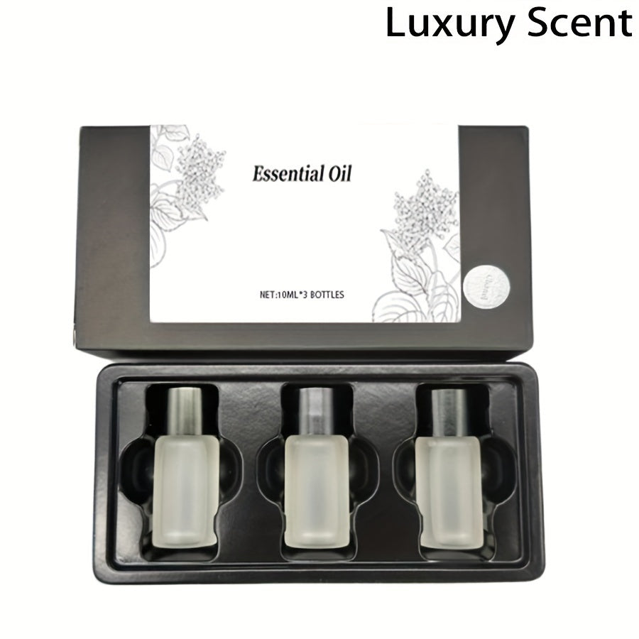 Car Essential Oils Set for Aromatherapy Diffuser – 3/6/10 Bottles 0.34oz Each, 7 Scents, Adjustable Vent Clip Air Freshener, Long-Lasting Natural Fragrance for Vehicle Interior Commuters Rideshare