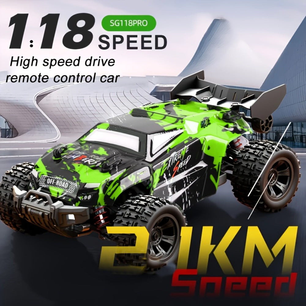 Dual-Shell RC Off-Road Truck with Full Proportional Drift Control