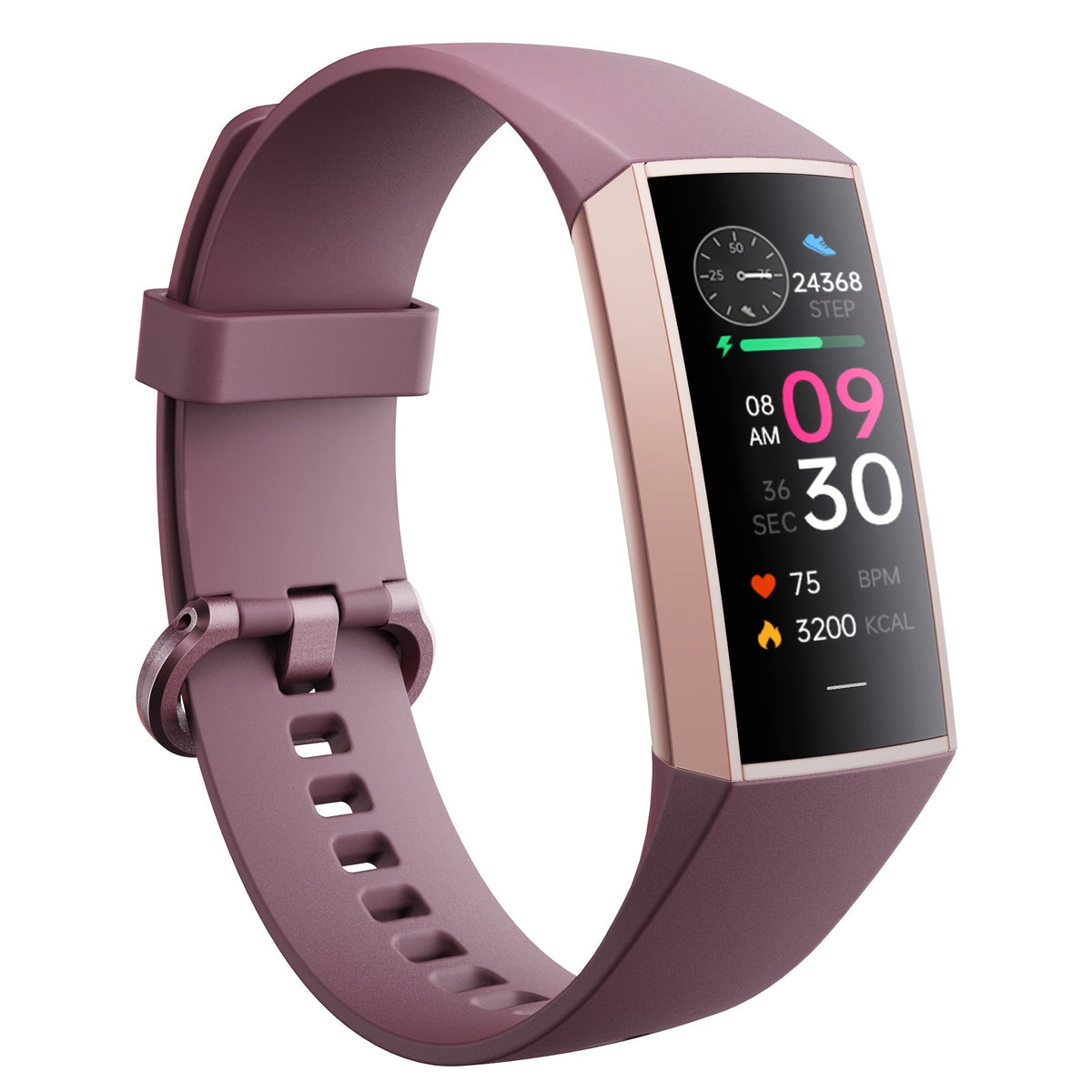 AMOLED Smart Band 1.1" Always-On Display, 14-Day Battery Life, 25 Sport Modes, Heart Rate & Sleep Tracker, 100+ Watch Faces, Ultra-Thin Fitness Watch, Weather & Music Control – For Men & Women