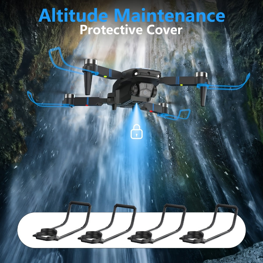 270° Obstacle Avoidance Drone with 2.8" LCD Screen Remote – Dual Cameras Brushless Motor Altitude Hold 3D Flips Headless Mode Foldable RC Quadcopter Beginner Adult Indoor Outdoor Gift for Kids Teens