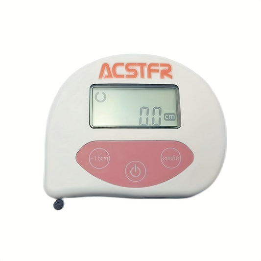 Digital Body Measuring Tape with LCD Display, USB Charging and Retractable Design