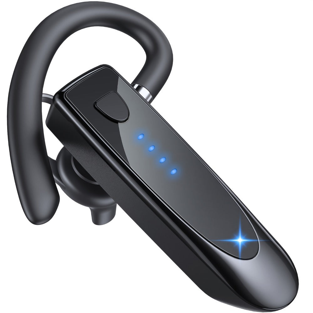 Trucker Bluetooth Headset 29H Playtime 180H Standby, Handsfree Earpiece with Mic Dual Device Connection, Wireless Headset for Driver Office Compatible with iPhone Android Samsung Laptop