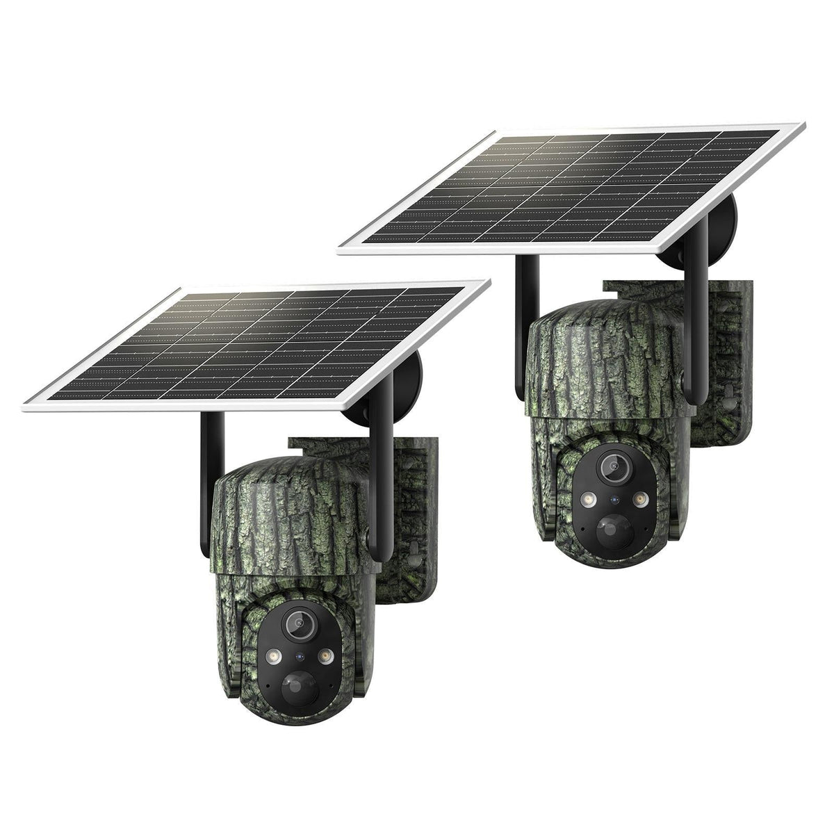 4G LTE Solar Trail Camera No WiFi Needed, Outdoor Security Camera 4K Night Vision, 360° Pan Tilt Live View, Two-Way Audio, Waterproof – Hunting Farm Ranch Wildlife Monitoring