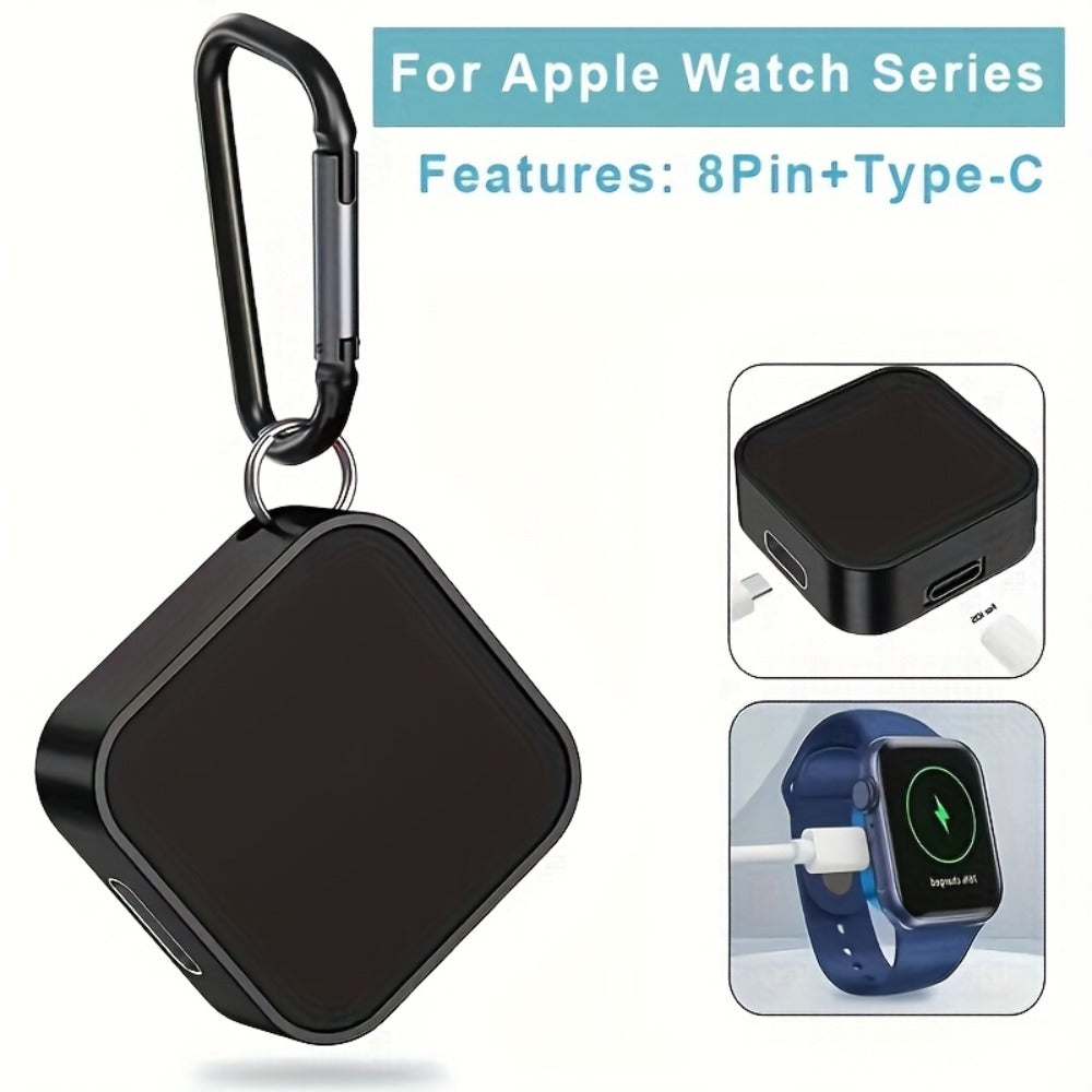 Apple Watch Magnetic Charging Cable Portable Charger, Compatible with iWatch Ultra 2 Series 10 9 8 7 6 SE SE2, USB-A Adapter Magnetic Docking, Compact Travel & Bedside Smartwatch Charger – 6 Colors Available