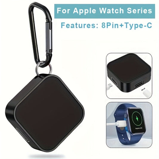Apple Watch Magnetic Charging Cable Portable Charger, Compatible with iWatch Ultra 2 Series 10 9 8 7 6 SE SE2, USB-A Adapter Magnetic Docking, Compact Travel & Bedside Smartwatch Charger – 6 Colors Available
