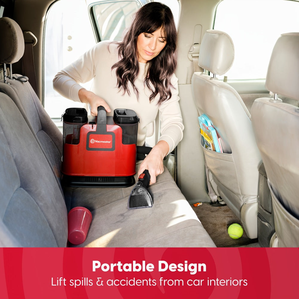 Portable Carpet Spot Cleaner Machine 17KPa Upholstery Stain Remover with Versatile Tools for Pet Stains Area Rugs Couches Car Seats Fabric