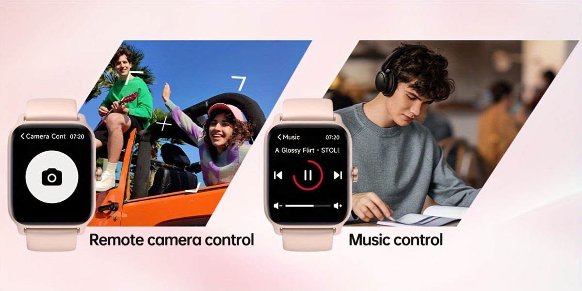Smartwatch with Built-in Alexa FAWEIO 1.8" HD Touch Screen, Bluetooth Calling, 100+ Sport Modes, Fitness Tracker Heart Rate Sleep Monitor, Compatible with iPhone & Android – Smart Watch for Women Men 14 Colors