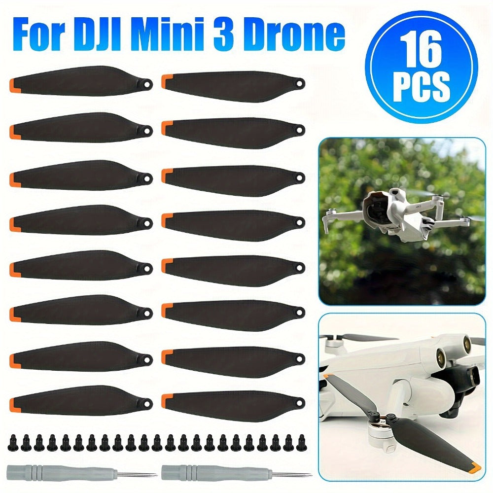 DJI Mini 3 Replacement Propellers, 16-Piece Quick-Release Kit