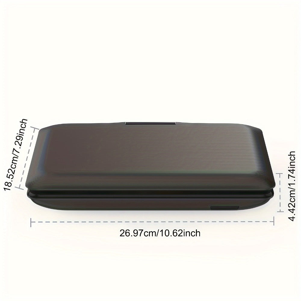 9 Inch Portable DVD Player for Kids Car Travel, Rechargeable Battery, Region Free, Dual Speakers, Earphone Jack, USB SD Card, Swivel Screen, Headrest Mount, Supports DVD CD VCD AVI MP3 JPEG