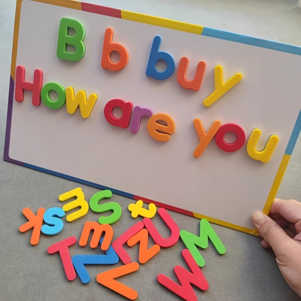 Magnetic Letters and Numbers for Kids 79-Piece Colorful Alphabet Fridge Magnets – Educational Spelling Counting Learning Toy for Toddlers Boys Girls Ages 3+, Preschool Kindergarten Classroom Home Gift