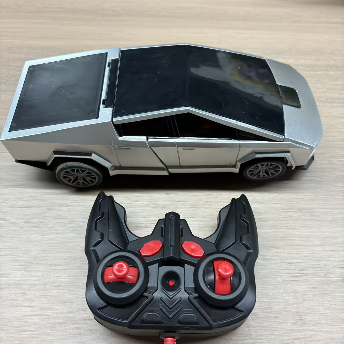 Transforming Robot RC Car, 1:18 Scale, One-Button Transform, LED Lights