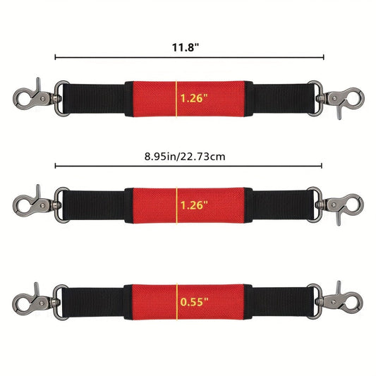 Replacement Handle Strap for JBL Xtreme 1–5, Red Nylon & Neoprene, Strap Only
