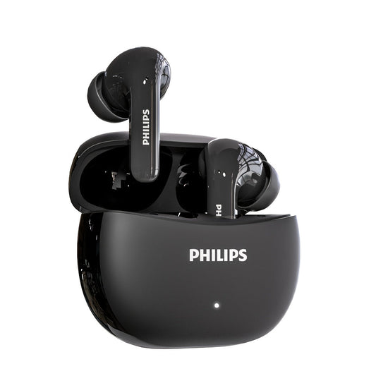 Philips TAT1320 True Wireless Earbuds Bluetooth 5.4, 13MM Drivers Deep Bass, Ultra-Long Battery Life, Type-C Fast Charging, ENC Mic, In-Ear Stereo Headphones for Gaming Business Sports