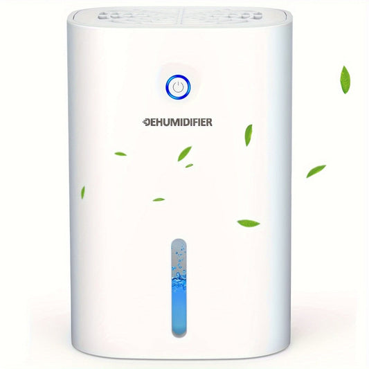 Mini Peltier Dehumidifier with 27 fl oz Tank and Full-Tank Auto Shut-Off, White