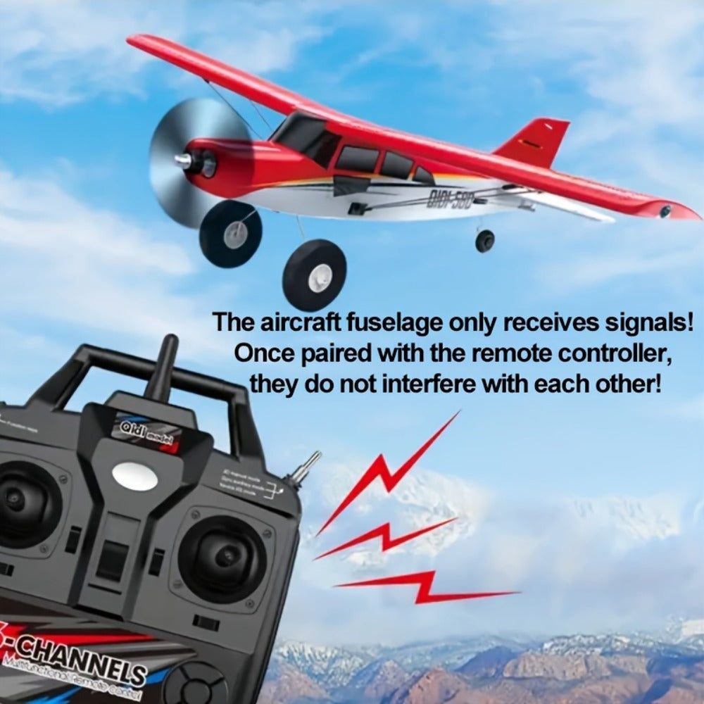 QIDI560 M7 Brushless RC Airplane, 6-Channel Fixed-Wing, 6-Axis Gyro