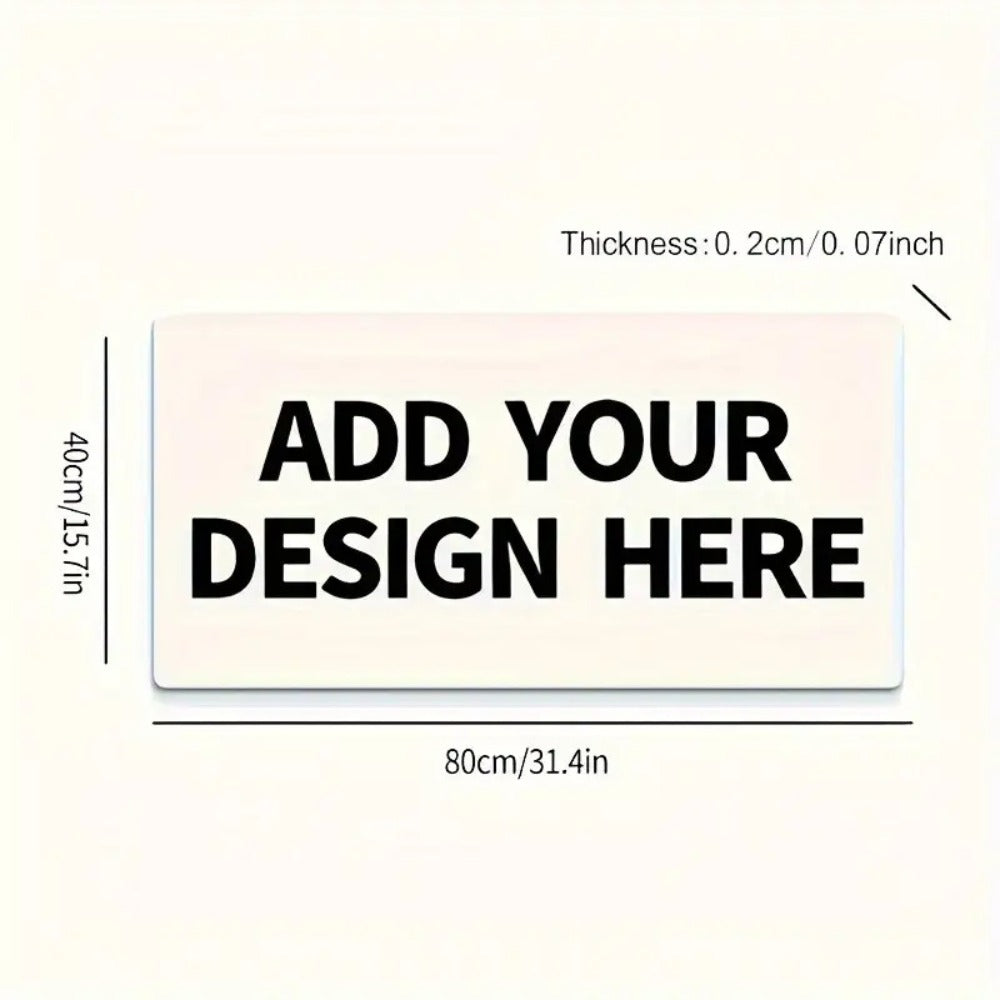 Custom Photo Mouse Pad Large Personalized Desk Mat Print Your Own Image or Text Non-Slip Base Extended Size for Office Gaming Home Unique Gift for Gamers Professionals