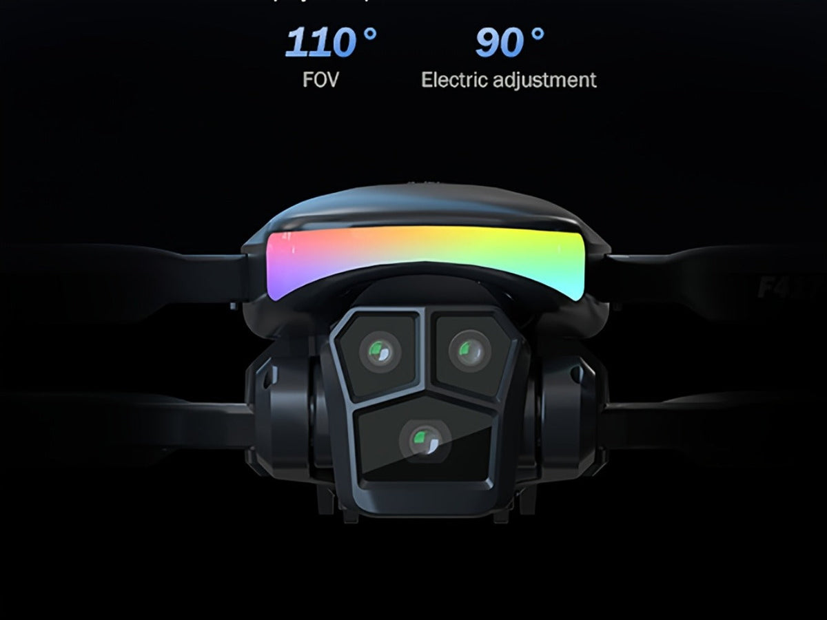 LCD Screen Drone Dual Cameras Brushless Motor Foldable RC Quadcopter Altitude Hold 3D Flips Headless Mode One-Key Takeoff Landing 32G SD Card | Beginner Adult Drone Gift for Kids Boys Girls