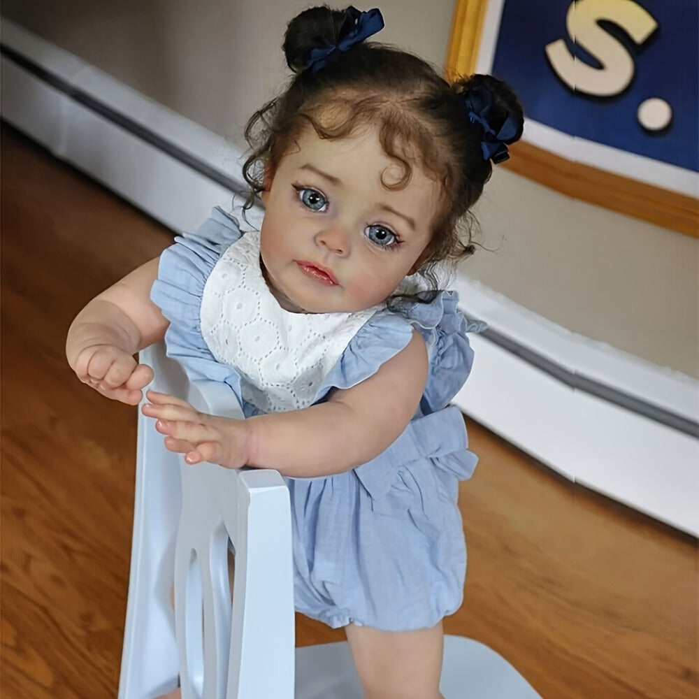 20-Inch Reborn Baby Doll with Implanted Eyelashes and Painted Details