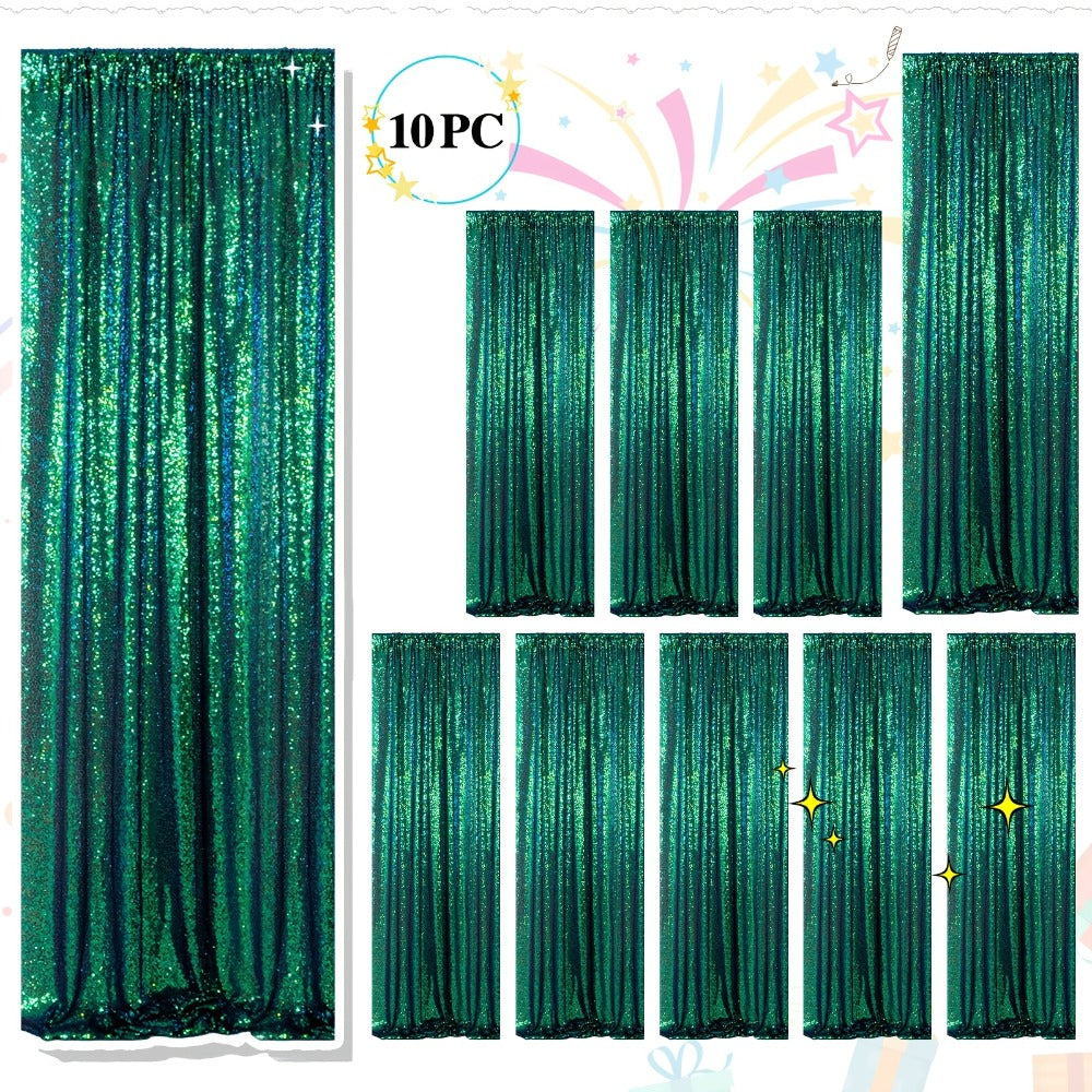 Sequin Backdrop Curtains 2FTx8FT Glitter Photography Background Panels for Party Wedding Birthday Stage Decoration Gold Yellow Shimmer Curtain Set 4 6 10 Panels Available