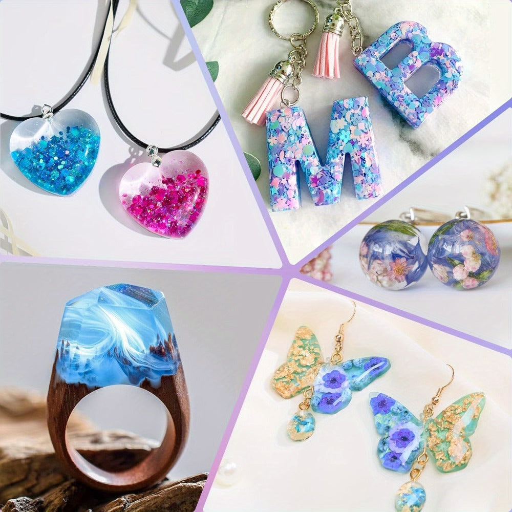 Clear UV Resin for Jewelry and Crafts, 500g or Two 500g Packs