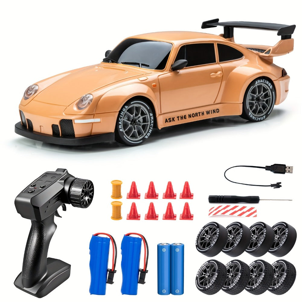 Drift RC Car 1:24 Scale S814, 360° Spin Remote Control Stunt Car in 5 Colors